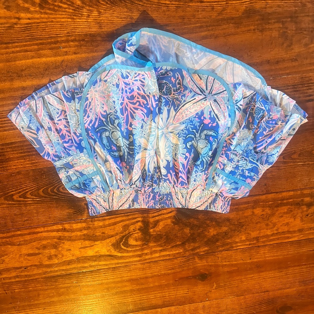 Simply Southern Blue and Pink Athletic Shorts - Picture 3 of 6